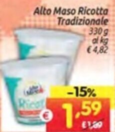 Alto Maso Ricotta Tradizionale 330 g