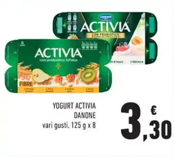 Conad YOGURT ACTIVIA DANONE vari gusti, 125 g x 8 offerta