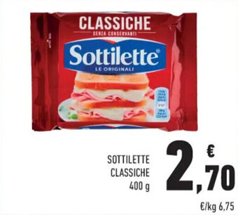 Conad SOTTILETTE CLASSICHE 400 g offerta