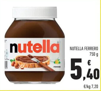 Conad NUTELLA FERRERO 750 g offerta