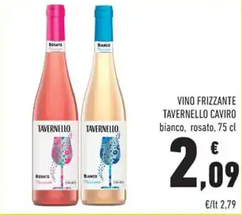 Conad VINO FRIZZANTE TAVERNELLO CAVIRO bianco, rosato, 75 cl offerta