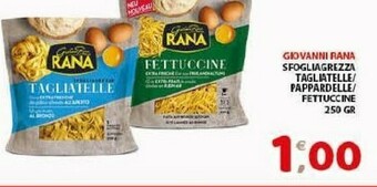 Mio Market Rana Pasta all'uovo offerta