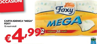 Pam Foxy Carta igienica offerta
