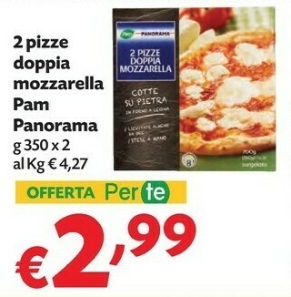 Pam Pizza surgelata offerta