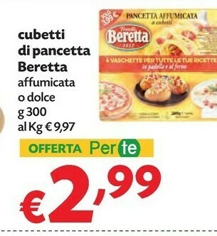 Pam Beretta Pancetta offerta