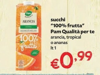 Pam Tropical Succhi di frutta offerta