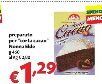 Pam Nonna elde Preparati per torte offerta