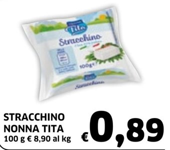 Ecu Discount STRACCHINO NONNA TITA 100 g offerta