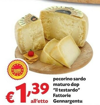 Pam Fattorie gennargentu Pecorino offerta
