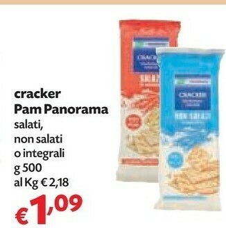 Pam Pam & Panorama - Crackers Salati 500 g(ml) offerta