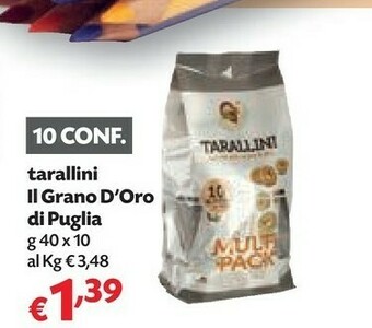 Pam Il Grano D'Oro Di Puglia Tarallini offerta