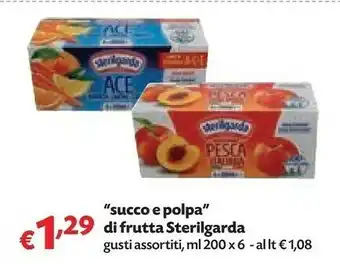Pam Sterilgarda Sterilgarda - Succo e Polpa di Pera offerta