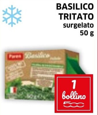 Ecu Discount BASILICO TRITATO surgelato 50 g offerta