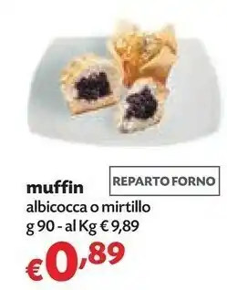 Pam Muffin Albicocca O Mirtillo offerta