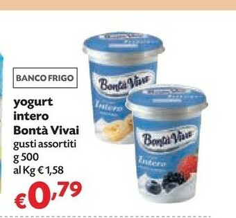 Pam Bontà Viva - Yogurt Intero offerta