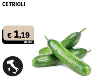 Gala Supermercati CETRIOLI offerta