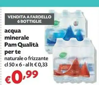 Pam Pam & Panorama - Acqua Minerale Naturale 500 g(ml) offerta