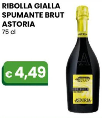 Gala Supermercati RIBOLLA GIALLA SPUMANTE BRUT ASTORIA 75 cl offerta