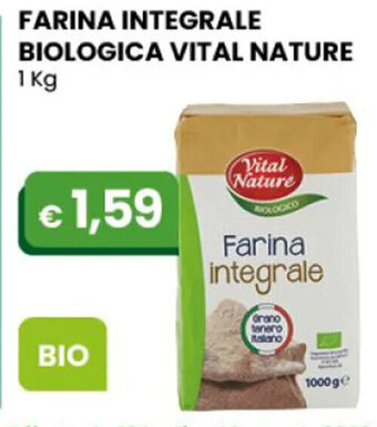 FARINA INTEGRALE BIOLOGICA VITAL NATURE 1 kg