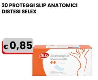 Gala Supermercati 20 PROTEGGI SLIP ANATOMICI DISTESI SELEX offerta