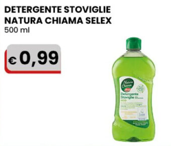 Gala Supermercati DETERGENTE STOVIGLIE NATURA CHIAMA SELEX 500 ml offerta