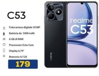 Euronics Realme C53 offerta