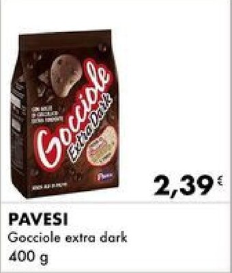 Iper Tosano PAVESI Gocciole extra dark 400 g offerta