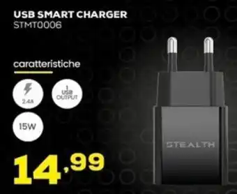 Euronics Stealth USB SMART CHARGER STMT0006 offerta