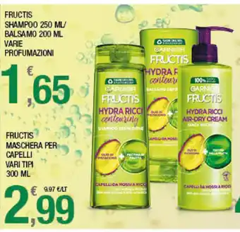 Splendidi e Splendenti Garnier Fructis Maschera per Capelli 300ml offerta