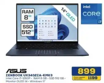 Euronics ASUS ZENBOOK UX3402ZA-KM63 offerta