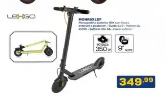 Lexgo Monopattino elettrico R9X MONR9XLDF