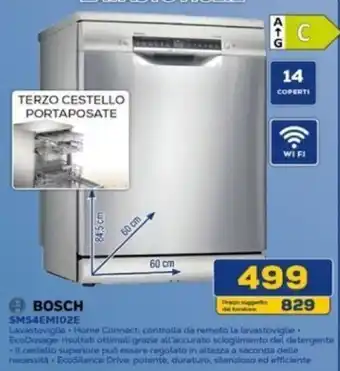 Euronics Bosch Lavastoviglie SMS4EMI02E offerta