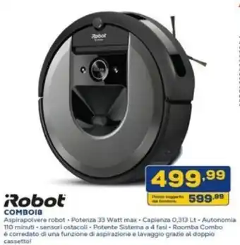 Euronics Robot Aspirapolvere robot COMBO18 offerta