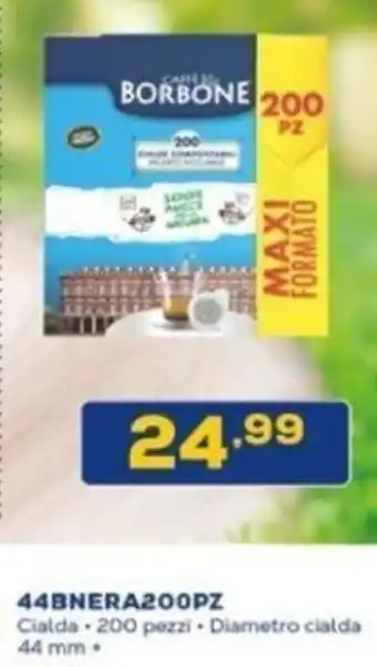 Euronics Caffè BORBONE Cialda 44BNERA200PZ offerta
