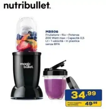 Euronics nutribullet. Frullatore MBROG offerta