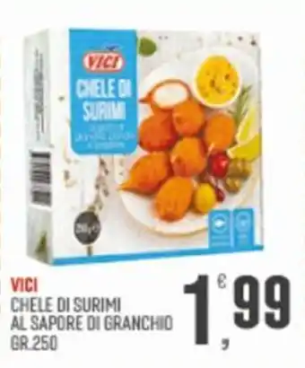 VICI CHELE DI SURIMI AL SAPORE DI GRANCHIO GR.250