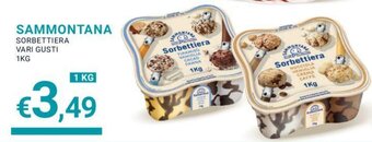 Eté SAMMONTANA SORBETTIERA VARI GUSTI 1KG offerta