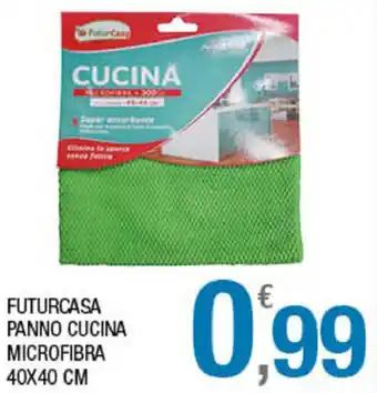 Splendidi e Splendenti Futurcasa Panna Cucina Microfibra 40x40cm offerta