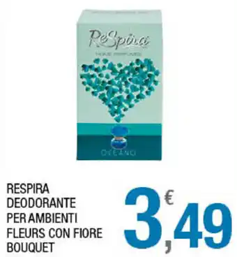 Respira Deodorante per Ambienti Fleurs con Fiore Bouquet