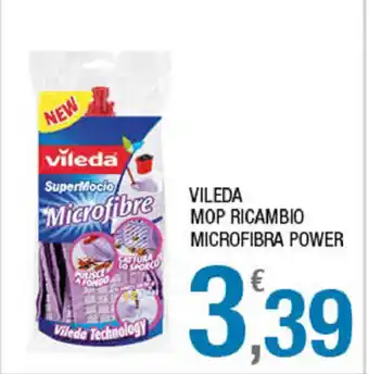 Splendidi e Splendenti Vileda Mop Rocambio Microfibra Power offerta