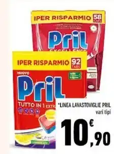 Conad Pril linea lavastoviglie offerta