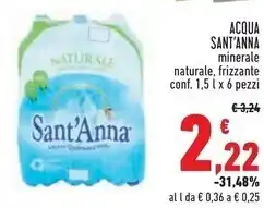 Conad City Sant'anna acqua offerta