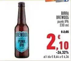 Conad City Brewdog birra offerta