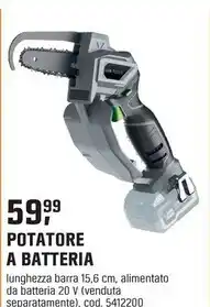 OBI Potatore a batteria offerta