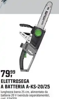 Elettrosega a batteria a-ks-20/25