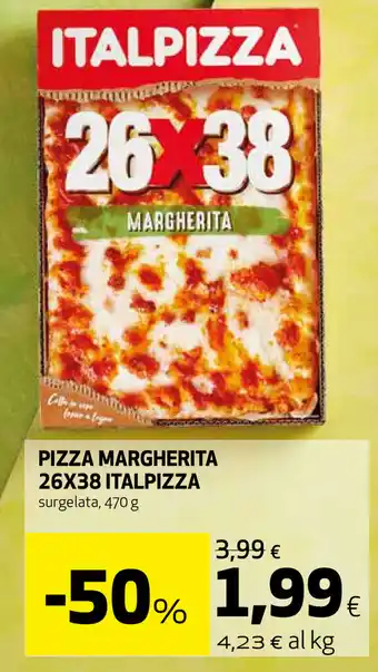 Coop Italpizza Pizza Margherita 26x38 470g offerta