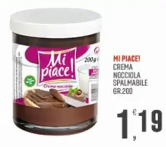 MI PIACE! CREMA NOCCIOLA SPALMABILE GR.200