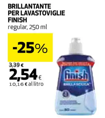 Coop Finish Brillantante per Lavastoviglie 250ml offerta
