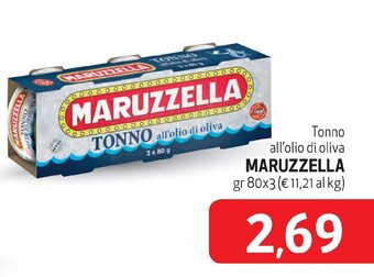 TONNO all'olio di oliva MARUZZELLA gr 80x3