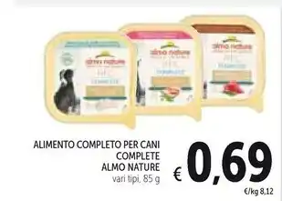 Spazio Conad Almo nature alimento completo per cani complete offerta